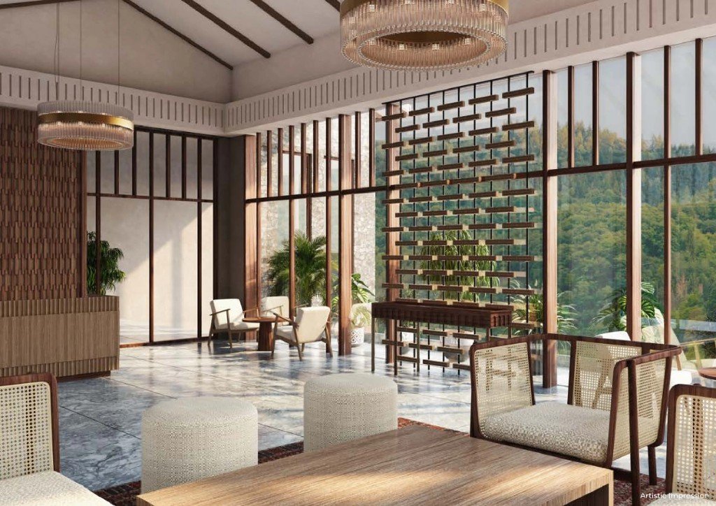 Forest lounge and reception at Greenhill Club