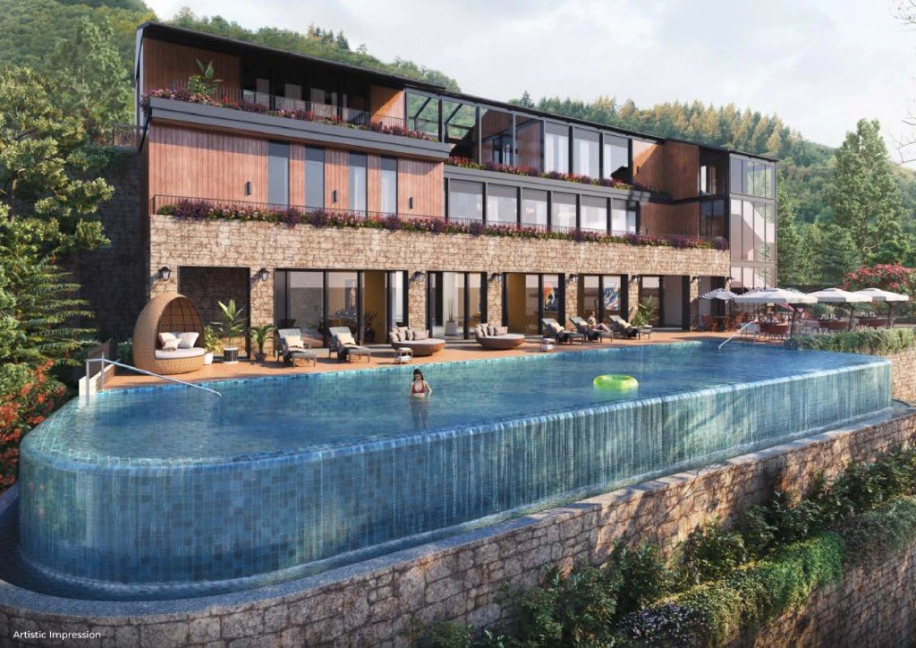 Infinity pool at Greenhill Club