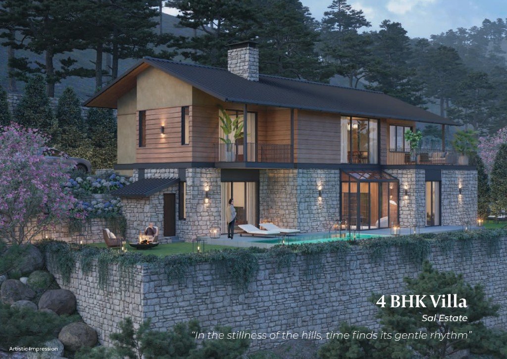 Artistic impression of Sal Estate 4 BHK villa